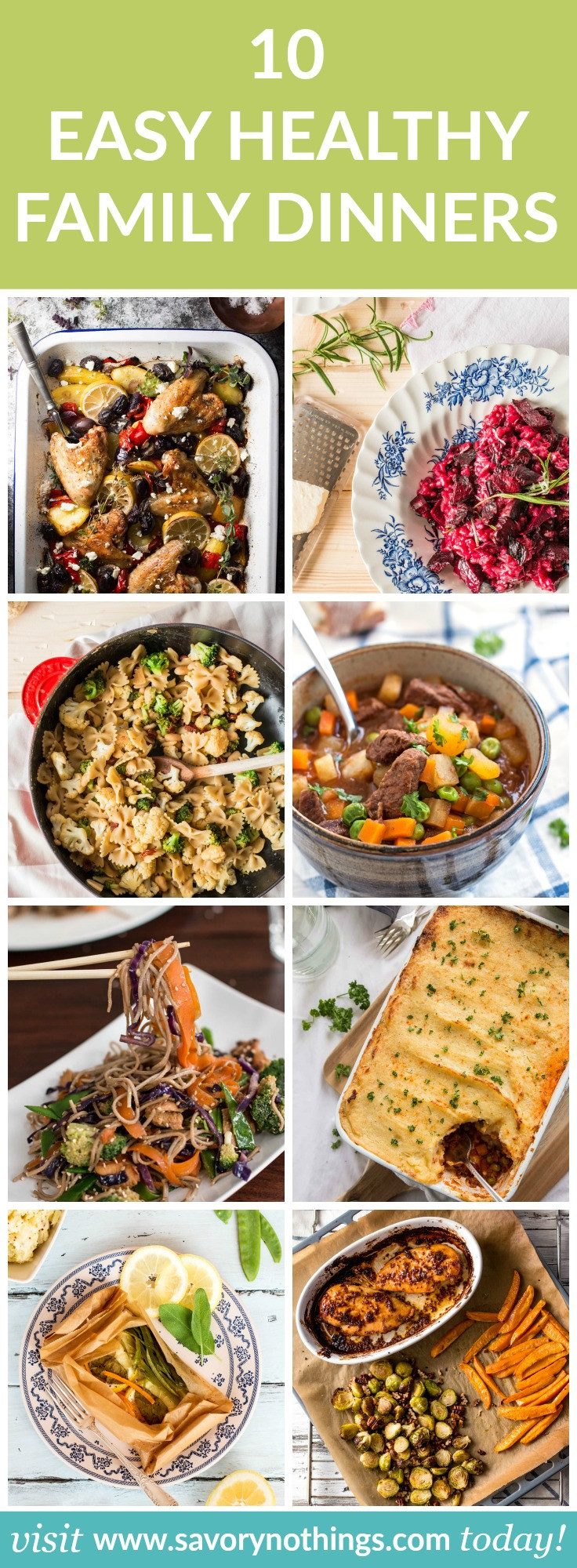 Easy Healthy Family Dinners
 10 Healthy Family Dinners Easy Recipes for Busy Weeknights