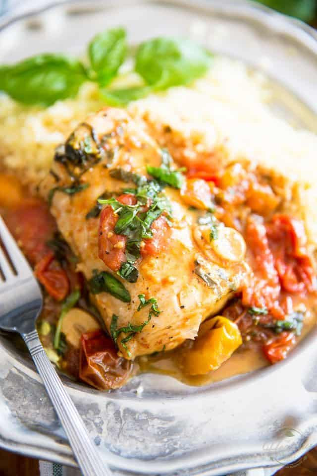 Easy Healthy Fish Recipes
 Easy Poached Fish Recipe in Tomato Basil Sauce • The