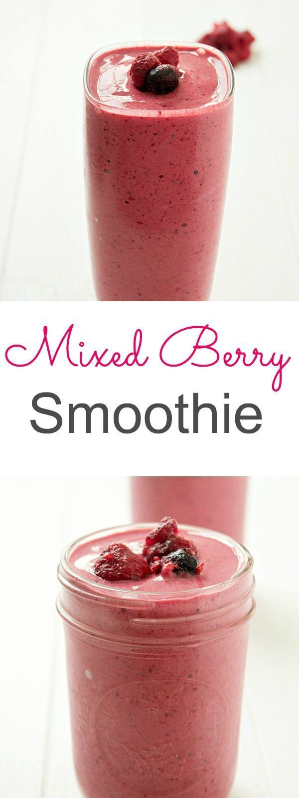 Easy Healthy Fruit Smoothies
 Best 25 Frozen berry smoothie ideas on Pinterest