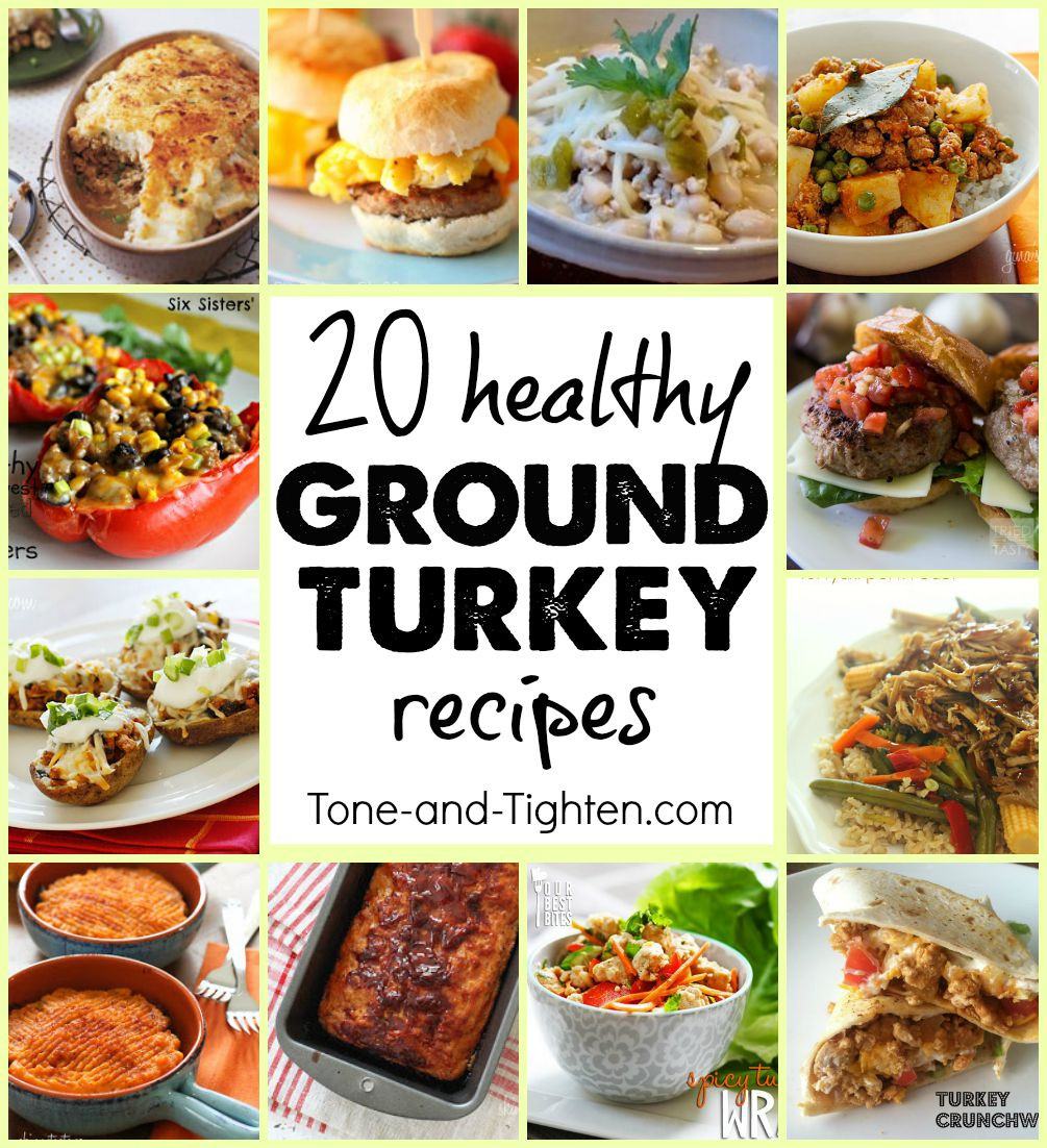 Easy Healthy Ground Turkey Recipes
 20 Healthy Ground Turkey Meal Recipes