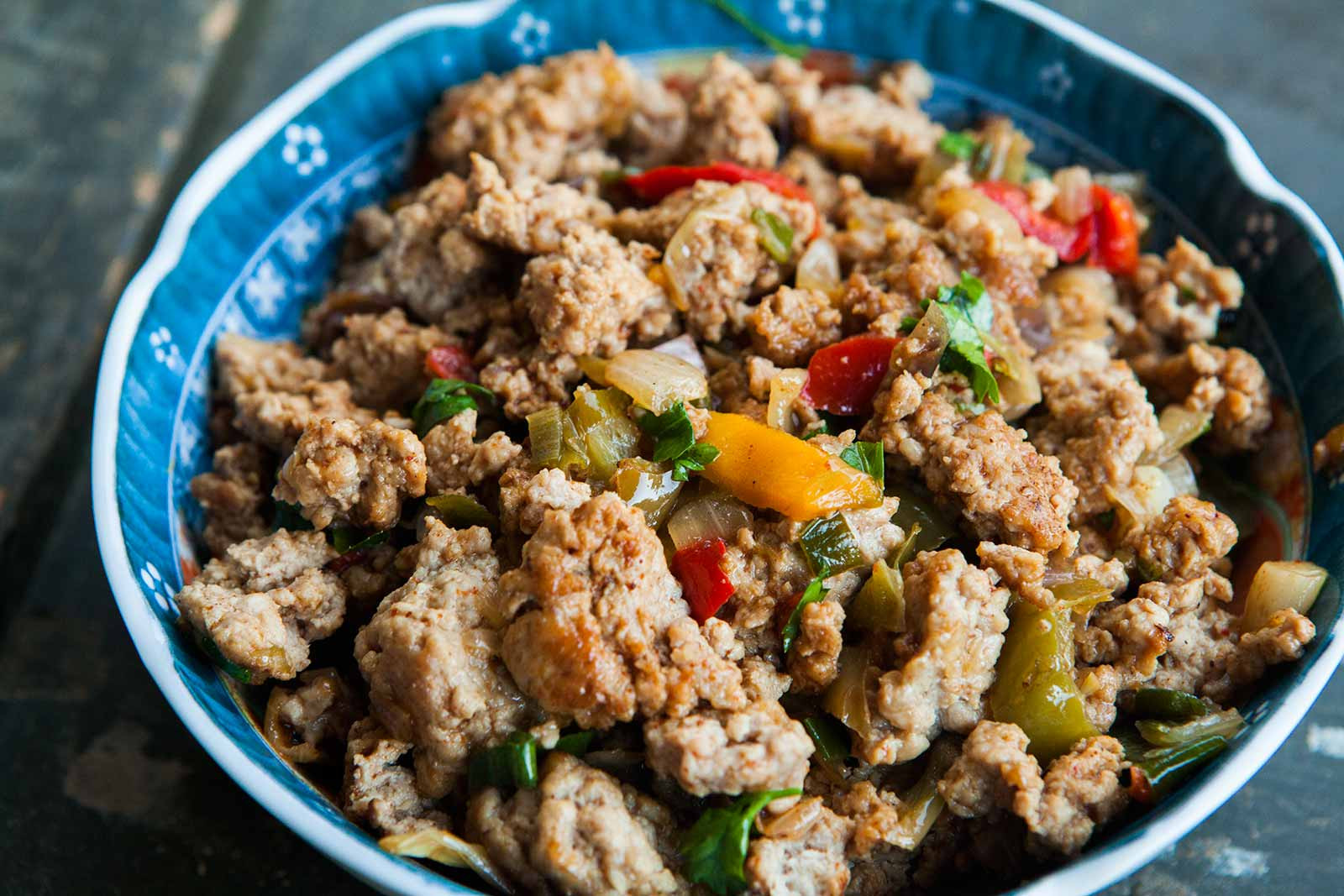 Easy Healthy Ground Turkey Recipes
 Mom’s Ground Turkey and Peppers Recipe