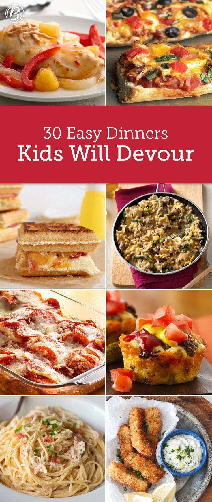 Easy Healthy Kid Friendly Dinner Recipes
 25 Best Ideas about Picky Eater Meals on Pinterest