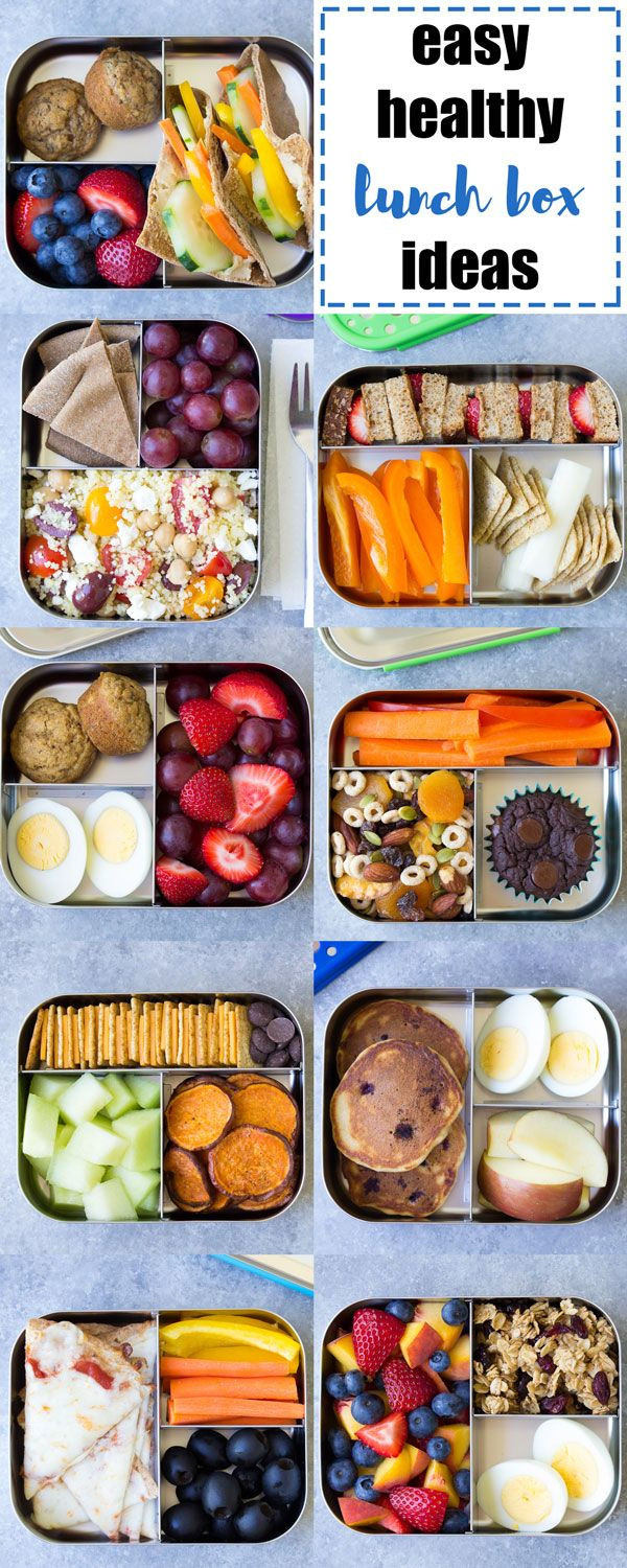 Easy Healthy Lunches To Go
 EASY Healthy Lunch Ideas for Kids Bento box lunchbox