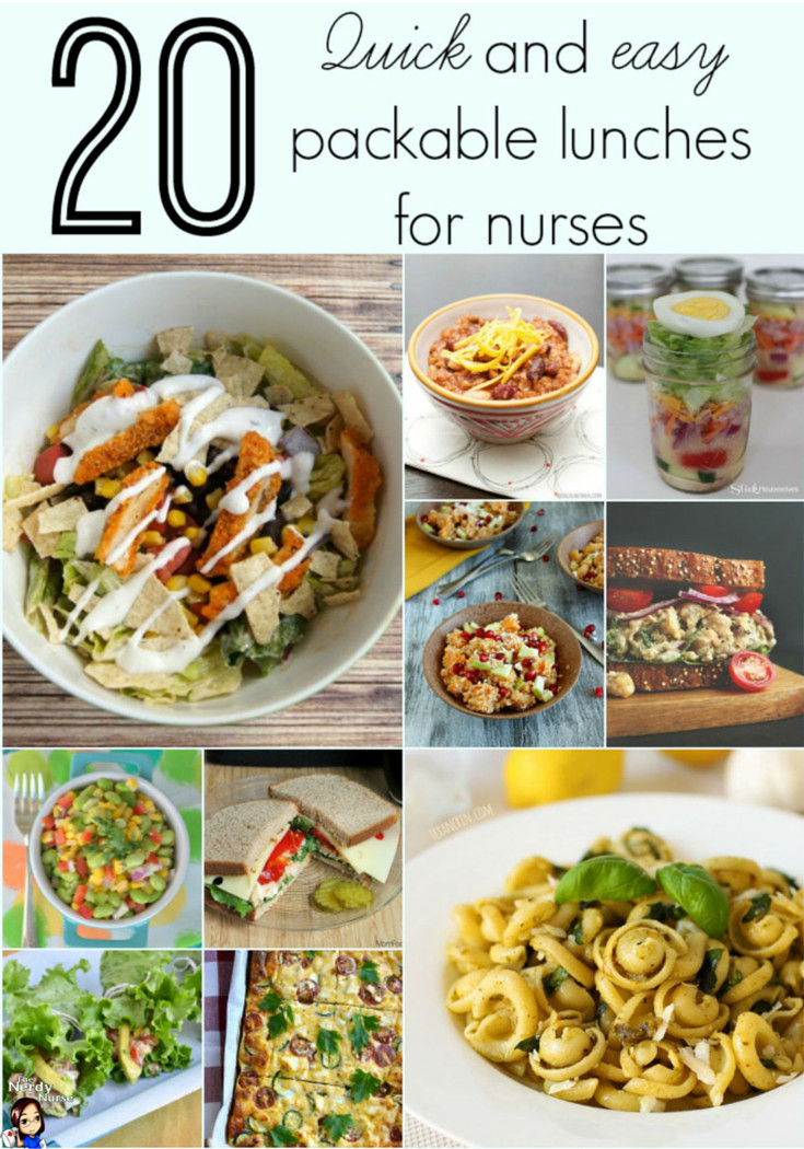 Easy Healthy Lunches To Take To Work
 20 Quick and Easy Packable Lunches for Nurses