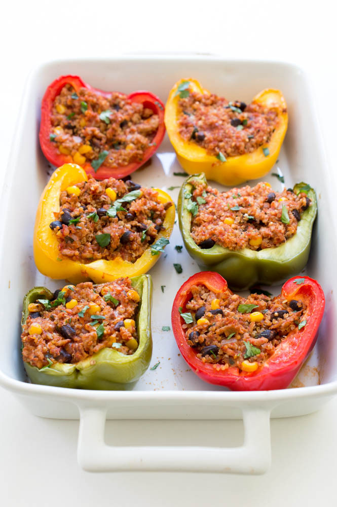 Easy Healthy Mexican Recipes
 Healthy Mexican Turkey and Quinoa Stuffed Peppers