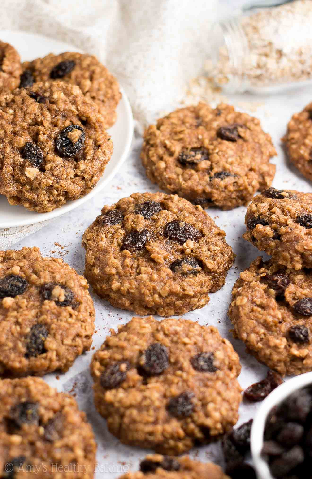 Easy Healthy Oatmeal Cookies
 Healthy Banana Oatmeal Raisin Cookies