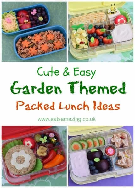 Easy Healthy Packed Lunches
 4 Garden Themed Bento Lunch Ideas