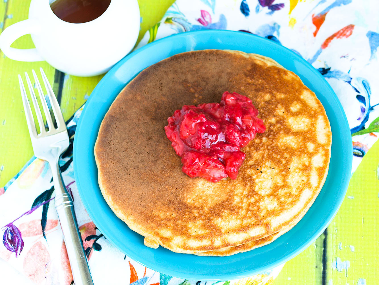 Easy Healthy Pancakes
 Healthy Pancakes High Protein Happy Healthy Mama