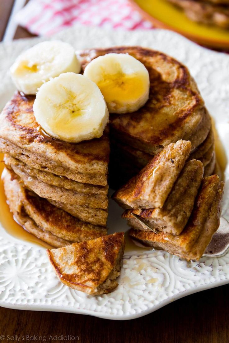 Easy Healthy Pancakes
 A simple wholesome recipe for whole wheat banana pancakes