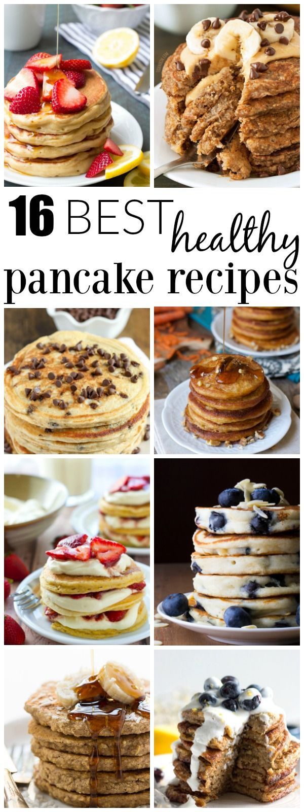 Easy Healthy Pancakes
 The best healthy pancake recipes perfect for a weekend