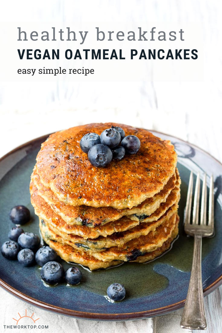 Easy Healthy Pancakes 20 Of the Best Ideas for Vegan Oatmeal Pancakes Easy No Egg No Milk