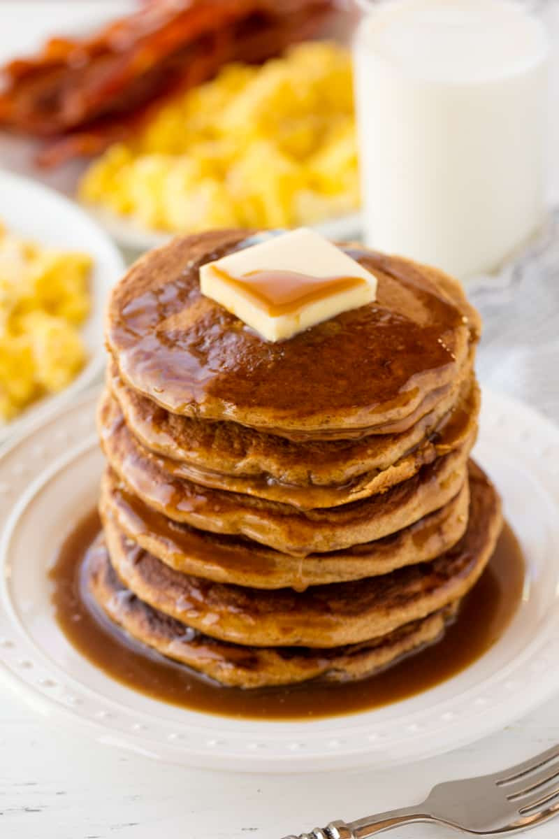 Easy Healthy Pancakes
 Healthy Whole Wheat Pancakes