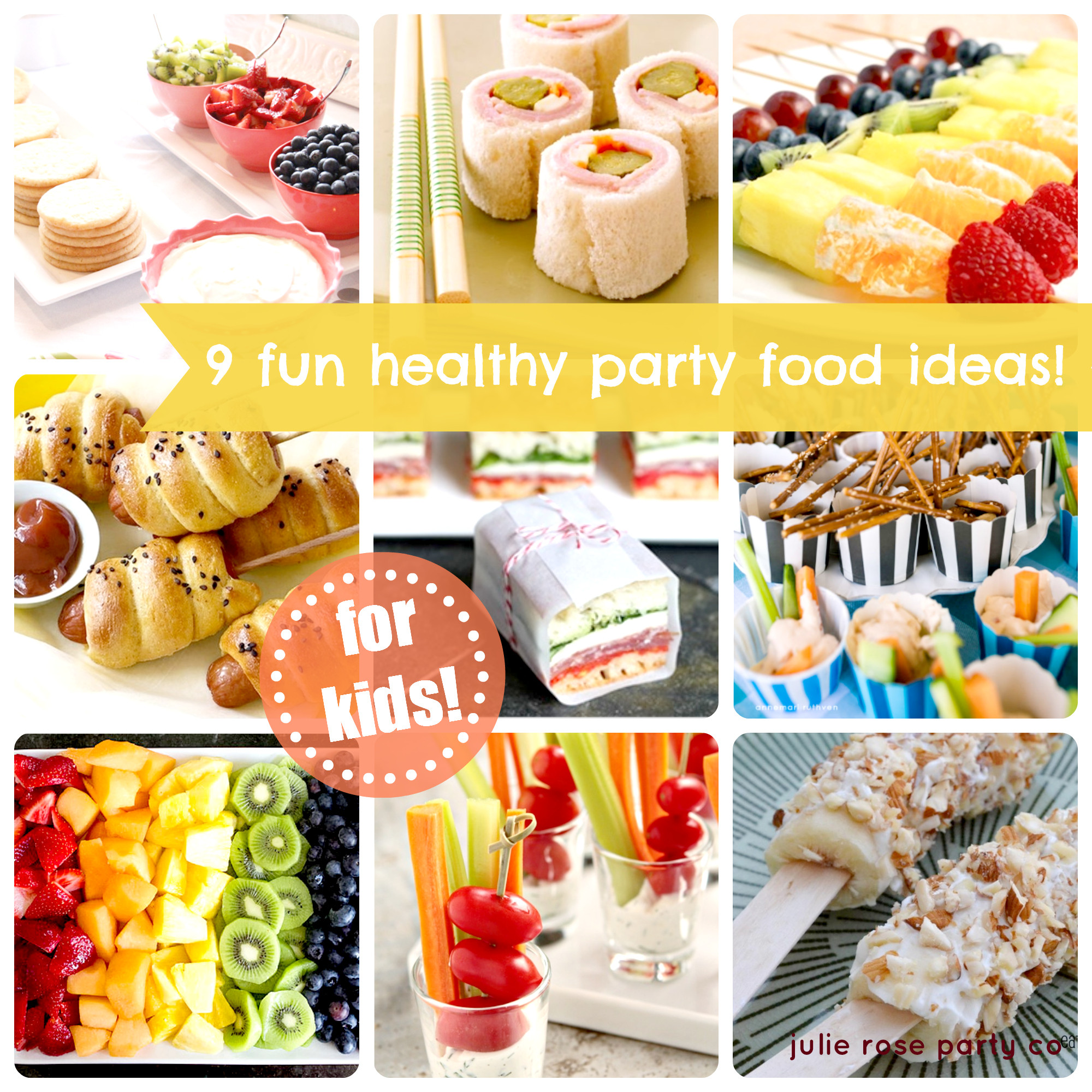 Easy Healthy Party Snacks
 kids party snacks
