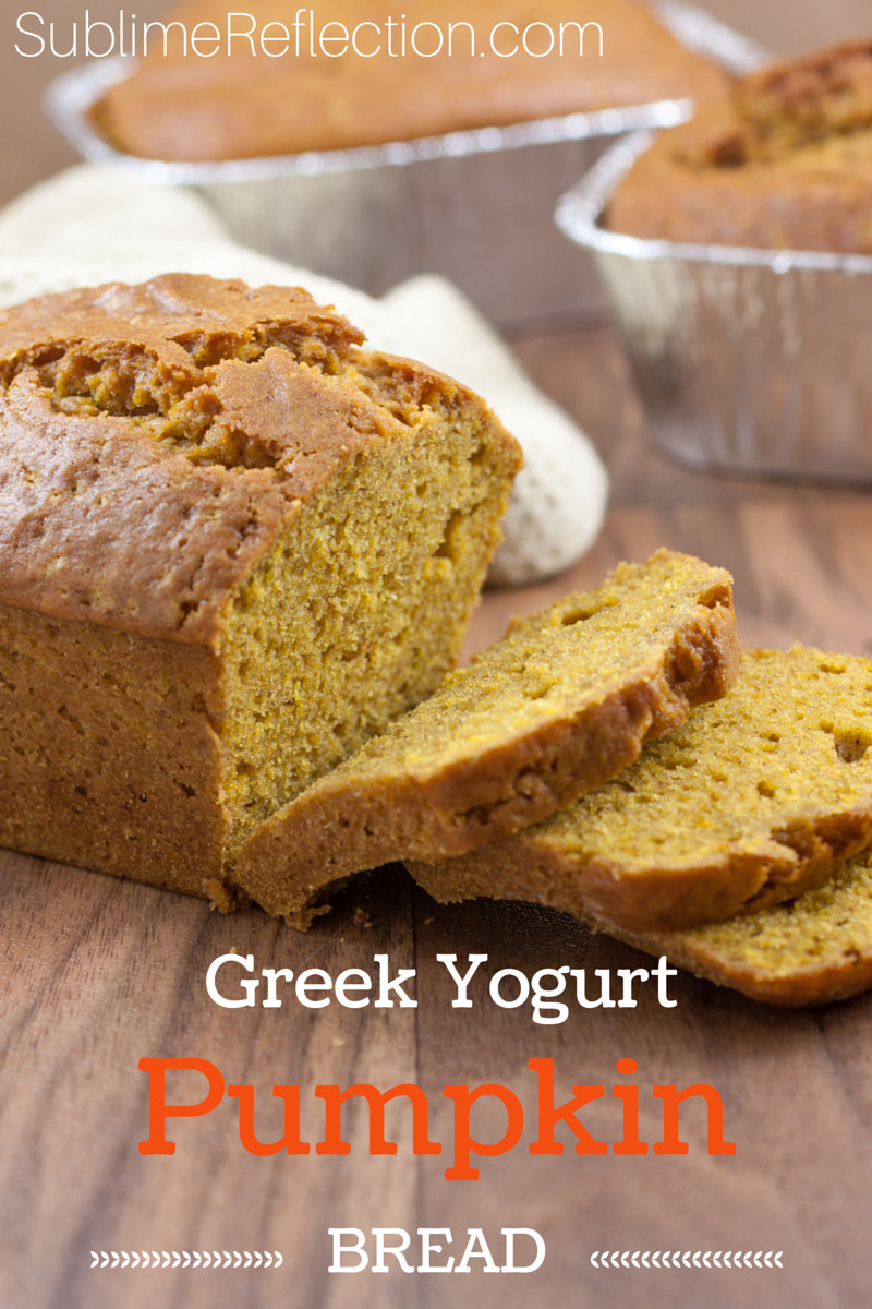 Easy Healthy Pumpkin Bread
 Greek Yogurt Pumpkin Bread Recipe ReDux Sublime Reflection