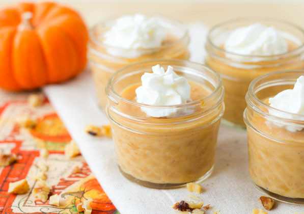 Easy Healthy Pumpkin Desserts
 Five Ingre nt Pumpkin Pudding Homemade Nutrition