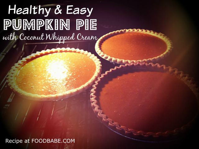 Easy Healthy Pumpkin Pie Recipe
 Easy & Healthy Pumpkin Pie Recipe