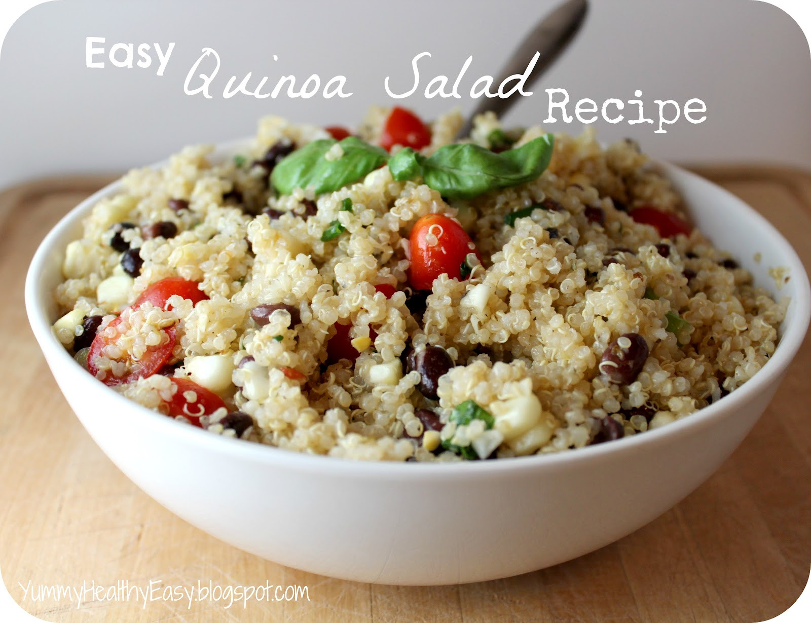 Easy Healthy Quinoa Recipes
 The Perfect Side Dish Easy Quinoa Salad Recipe Yummy