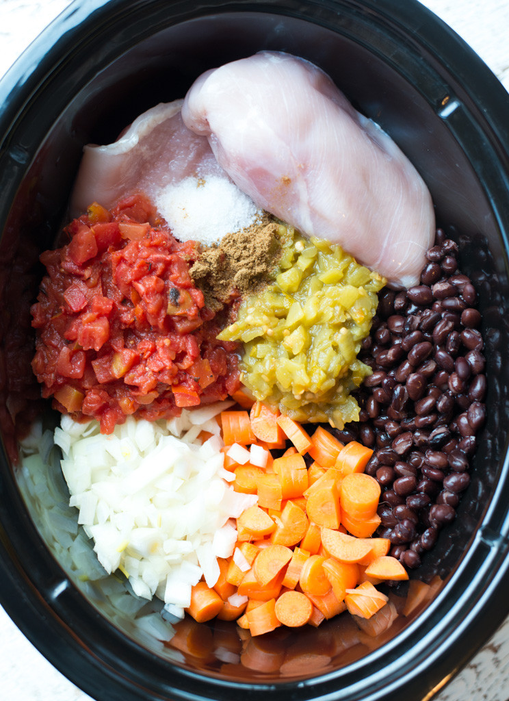 Easy Healthy Slow Cooker Chicken Recipes
 Slow Cooker Chicken Black Bean and Quinoa Stew — Real