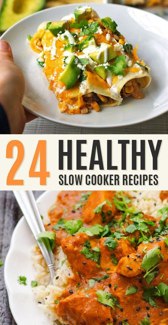 Easy Healthy Slow Cooker Recipes
 Healthy crockpot recipes Slow cooker chicken and Chicken