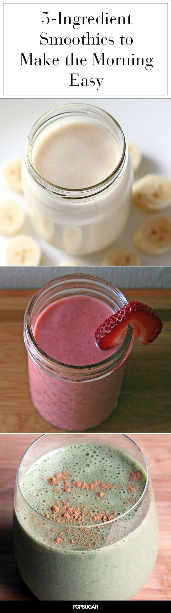 Easy Healthy Smoothies
 Simple smoothie recipes