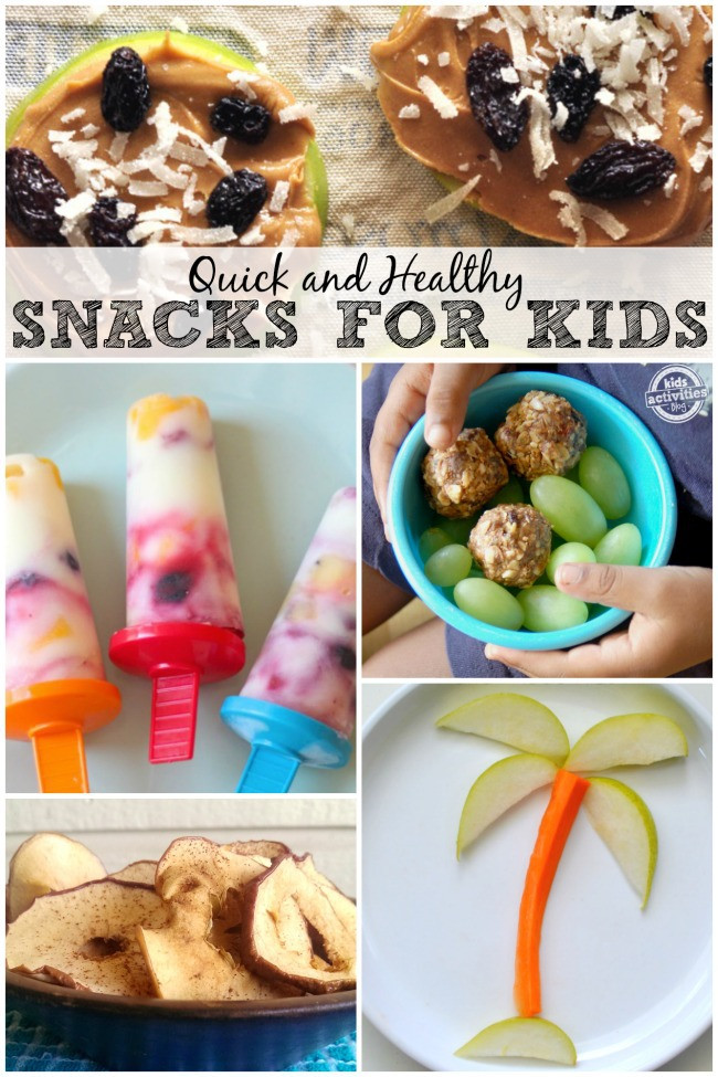 Easy Healthy Snacks
 Healthy and Quick Snacks for Kids