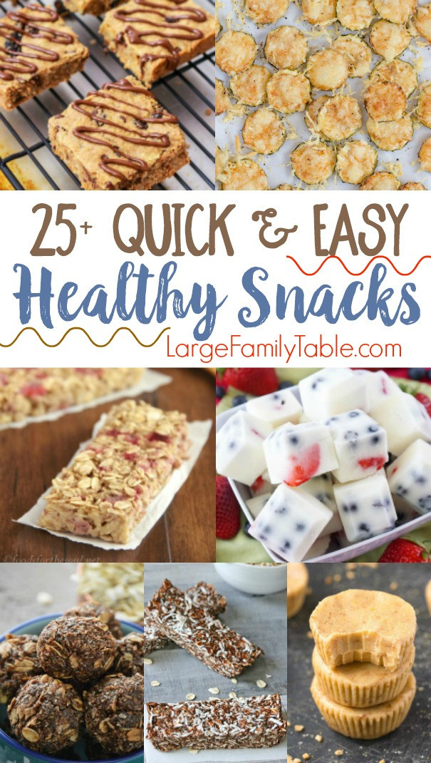 Easy Healthy Snacks
 25 Quick & Easy Healthy Snack Recipes Jamerrill Stewart