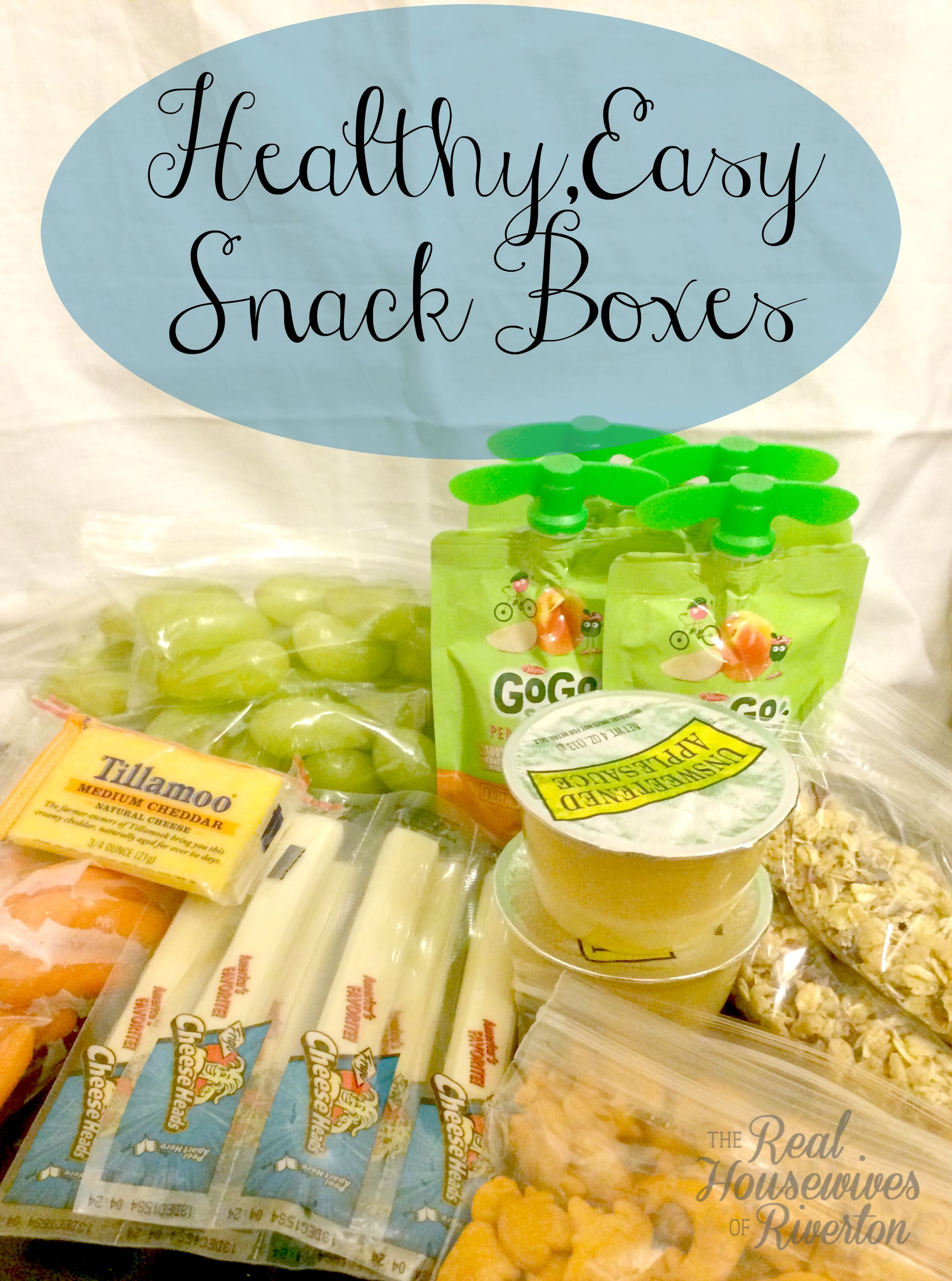 Easy Healthy Snacks
 Easy Snacks for Kids Snack Boxes Housewives of Riverton