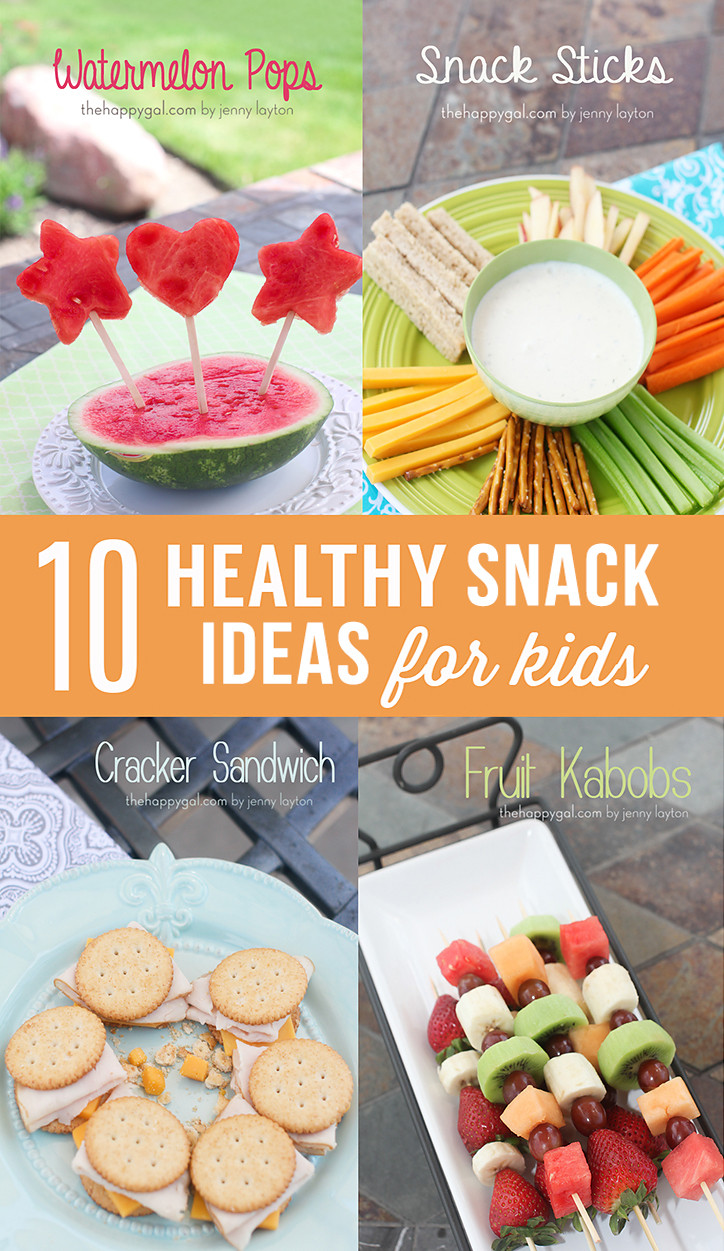 Easy Healthy Snacks For Kids
 10 Healthy Snack Ideas for Kids