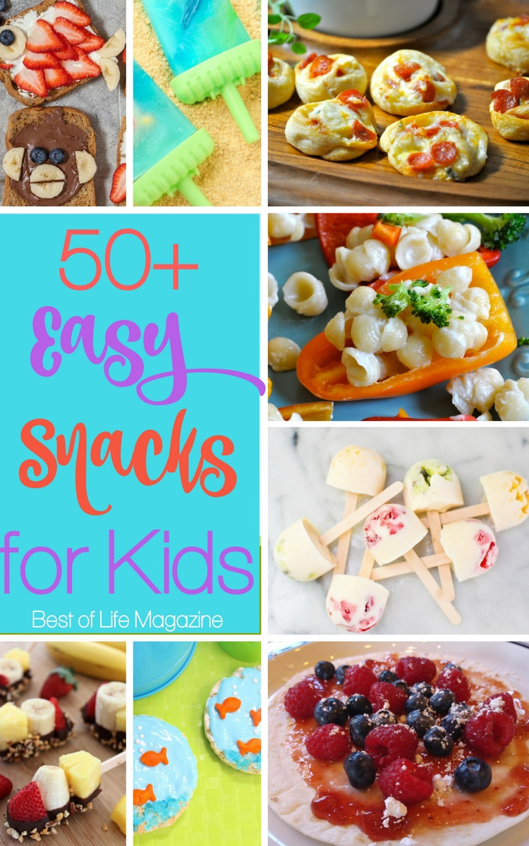 Easy Healthy Snacks For Toddlers
 Easy Snacks for Kids 50 Quick Healthy & Fun Recipes