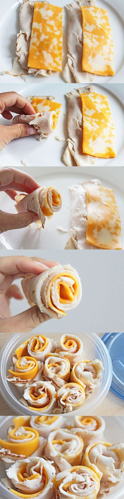 Easy Healthy Snacks For Work
 Easy to Make Snacks Turkey and Cheese Rolls Recipe