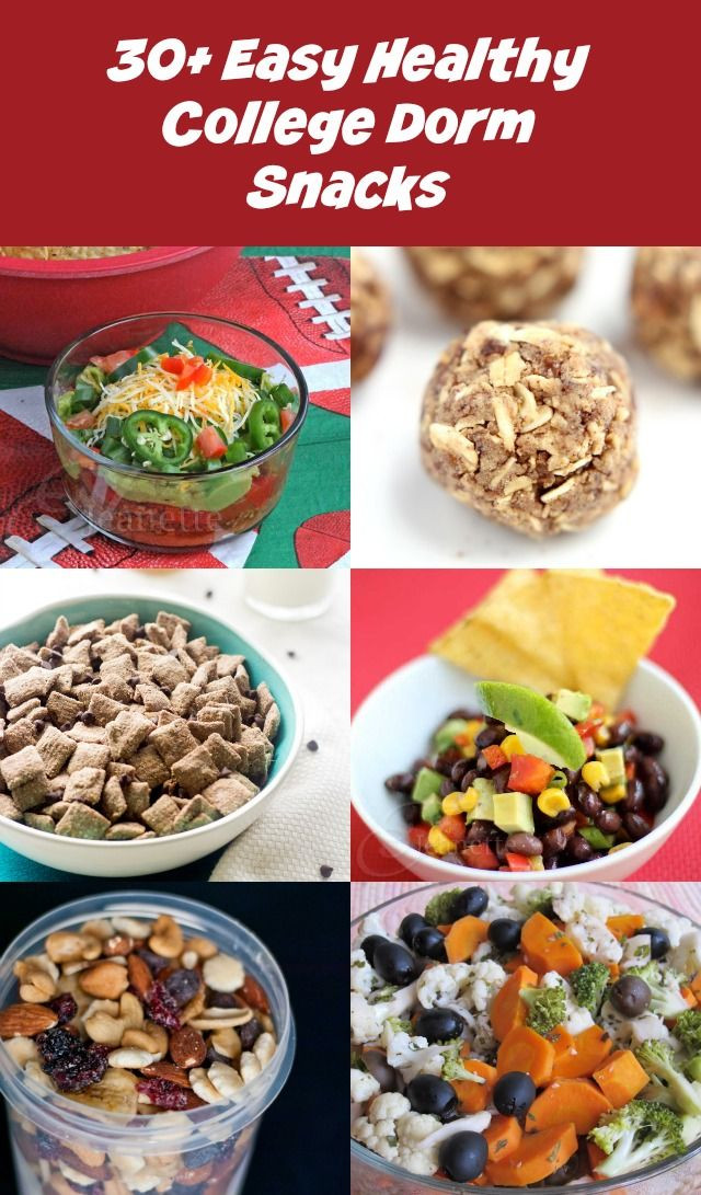 Easy Healthy Snacks Recipes
 30 Easy Healthy College Dorm Room Snack Recipes