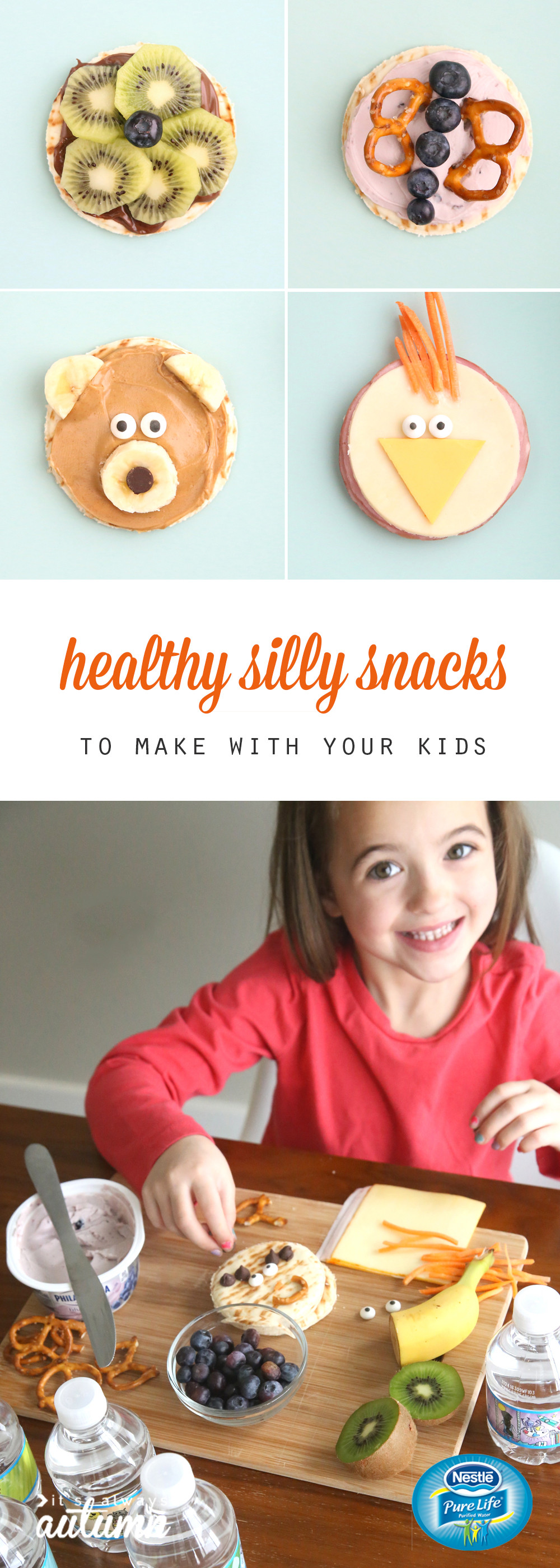 Easy Healthy Snacks To Make
 silly snacks to make with your kids easy healthy It