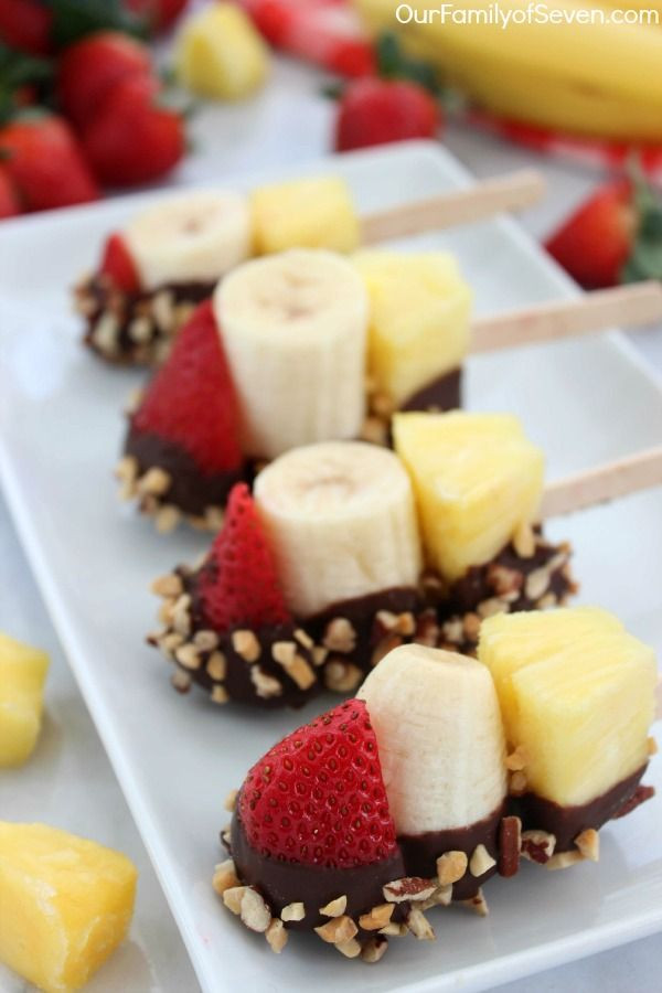 Easy Healthy Summer Desserts
 Easy healthy snack idea Chocolate dipped fruit recipes