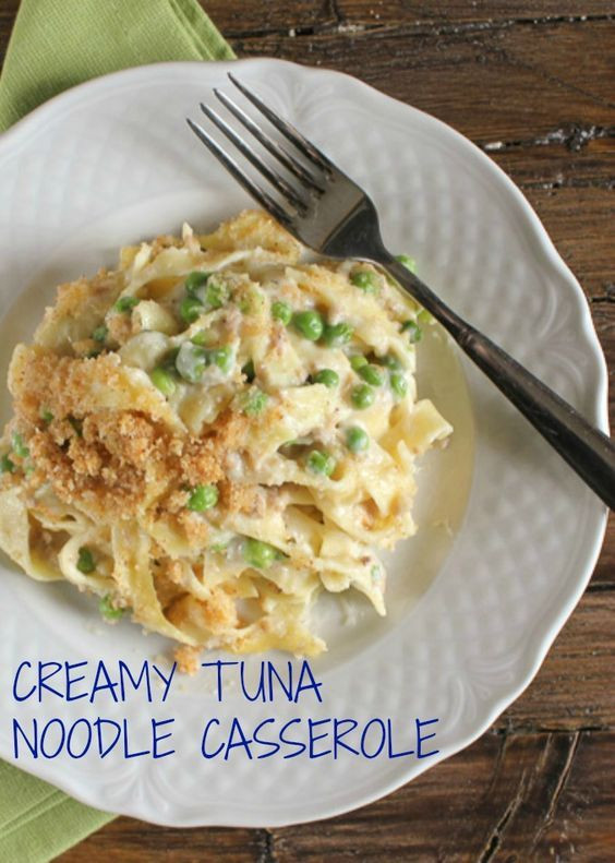 Easy Healthy Tuna Noodle Casserole
 Creamy Tuna Noodle Casserole quick easy and so creamy a