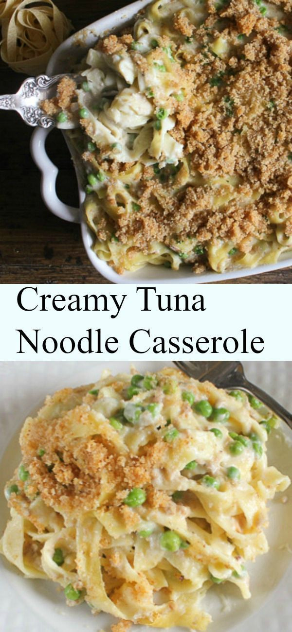 Easy Healthy Tuna Noodle Casserole
 Creamy Tuna Noodle Casserole quick easy and so creamy a