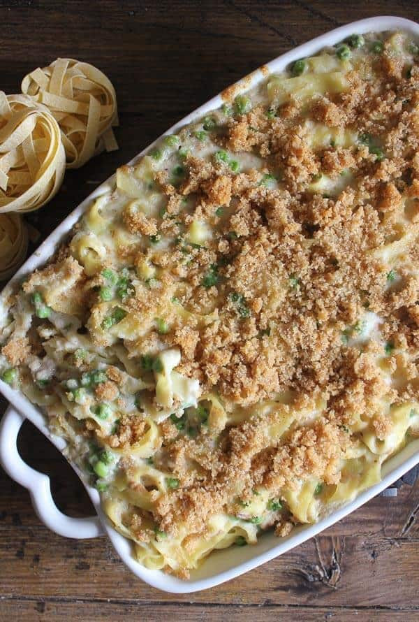 Easy Healthy Tuna Noodle Casserole
 Easy Creamy Tuna Noodle Casserole