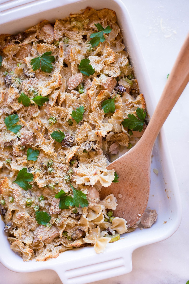 Easy Healthy Tuna Noodle Casserole
 Skinny Tuna Noodle Casserole • A Sweet Pea Chef