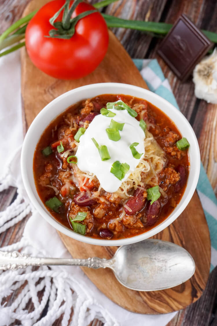 Easy Healthy Turkey Chili
 Healthy and Easy Turkey Chili Recipe Sugar & Soul