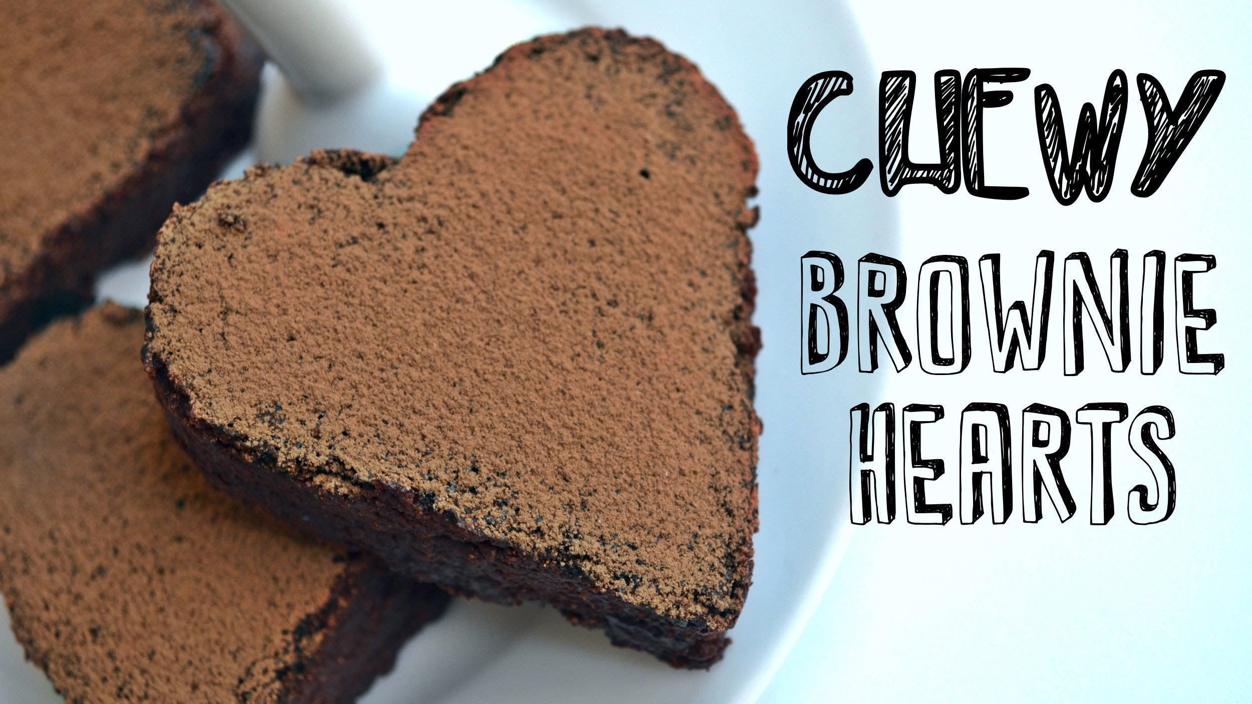 Easy Healthy Vegan Desserts
 Chewy Chocolate Brownie Hearts Recipe