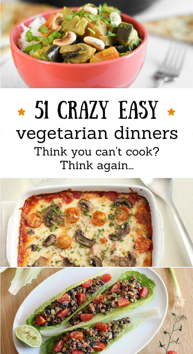 Easy Healthy Vegan Dinner Recipes
 Best 25 Easy ve arian dinner recipes ideas on Pinterest