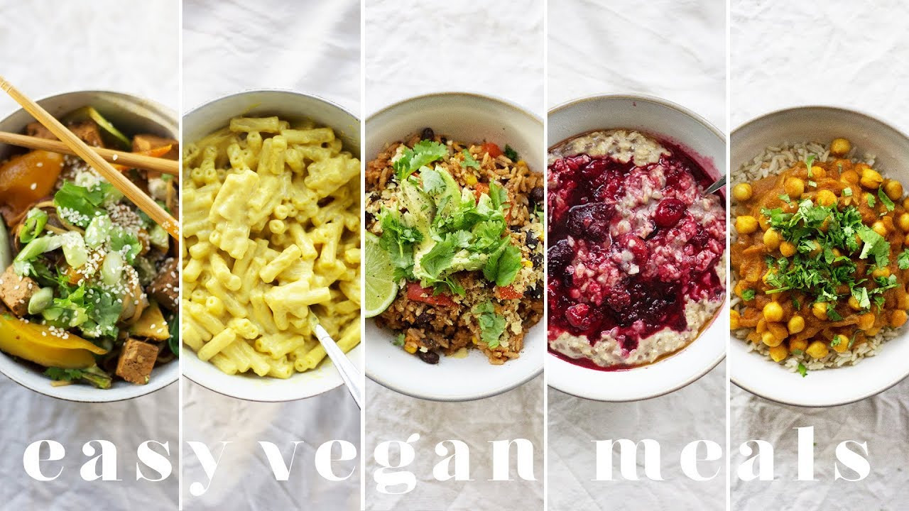 Easy Healthy Vegan Recipes
 MY GO TO CHEAP & EASY VEGAN MEALS