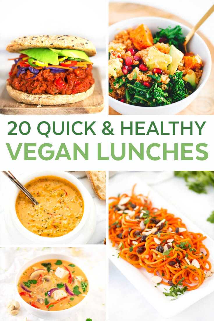 Easy Healthy Vegetarian Recipes
 20 Easy Vegan Lunch Ideas