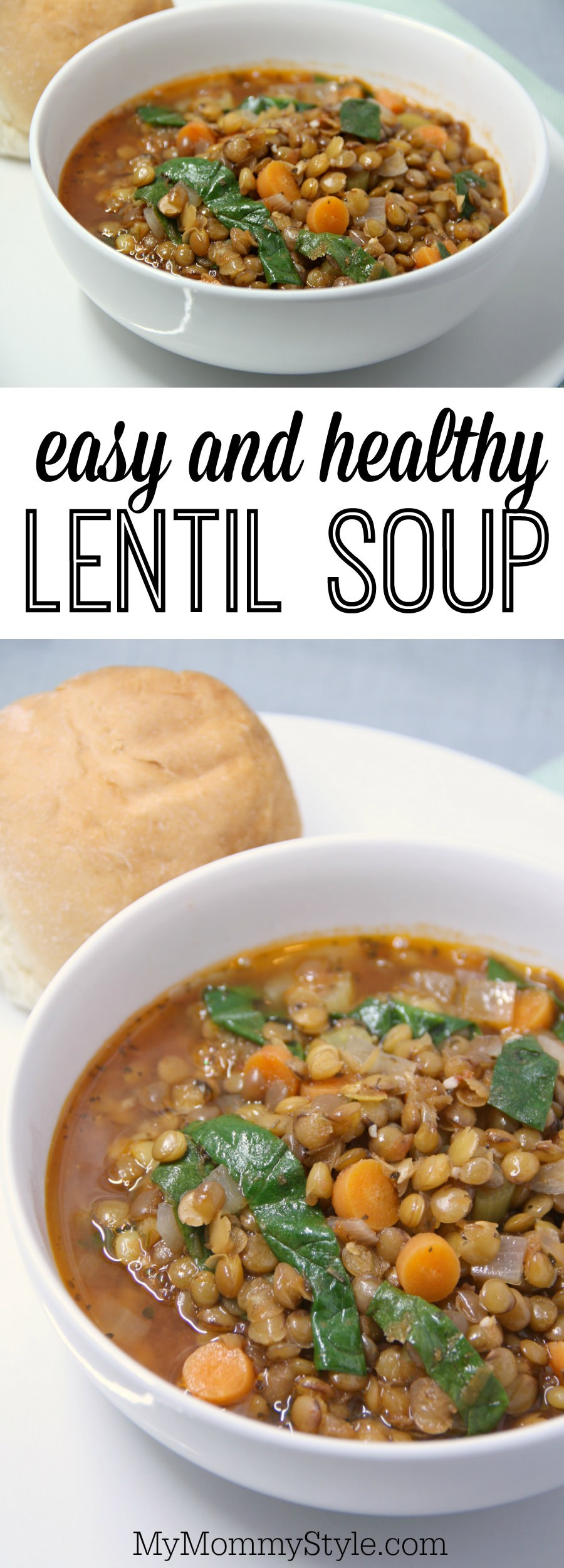 Easy Healthy Vegetarian Recipes
 Easy and Healthy Lentil Soup My Mommy Style