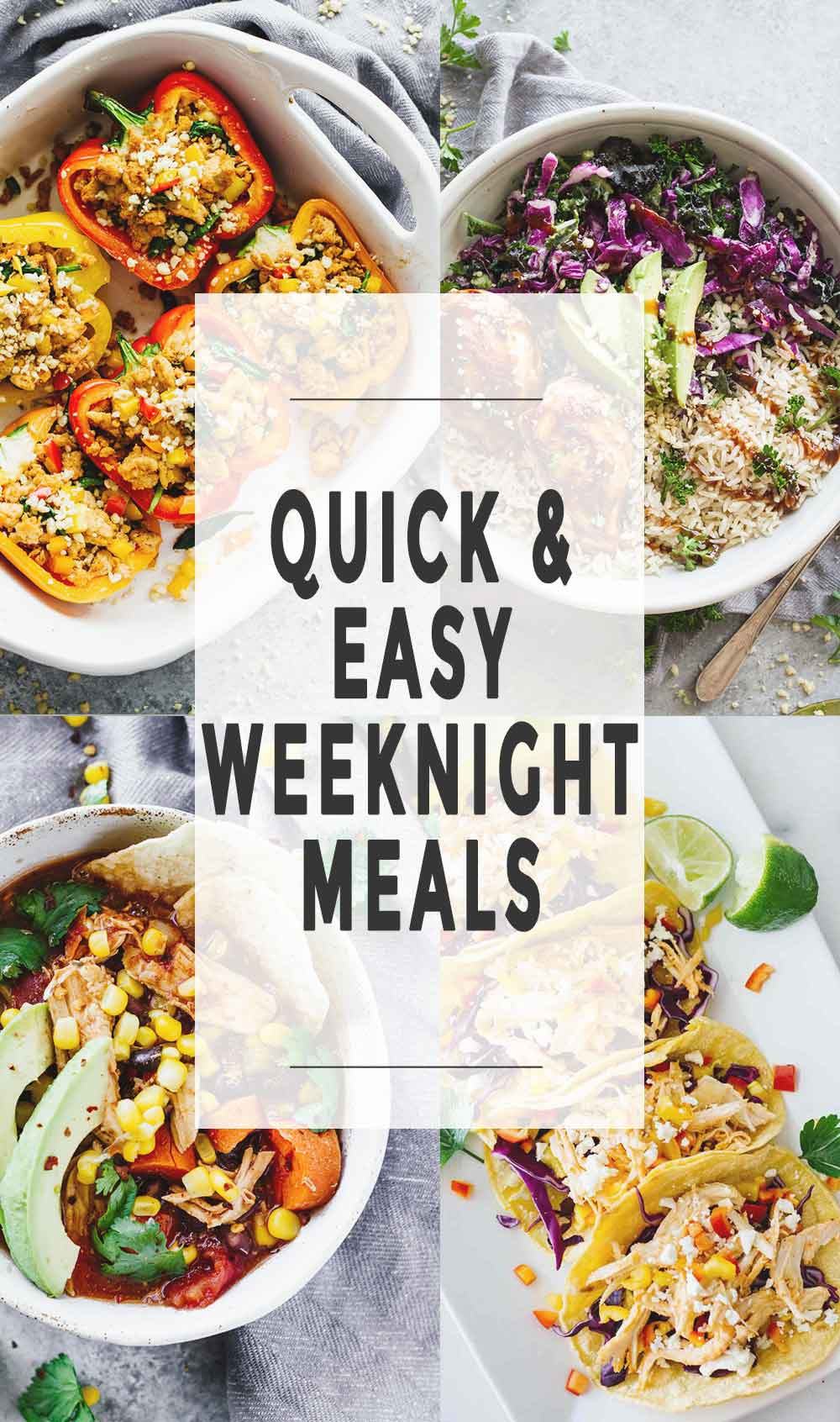 Easy Healthy Weeknight Dinners
 Quick & Easy Weeknight Meals Jar Lemons