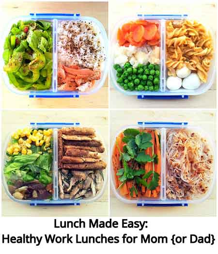 Easy Healthy Work Lunches
 Lunch Made Easy Healthy Work Lunches for Mom or Dad