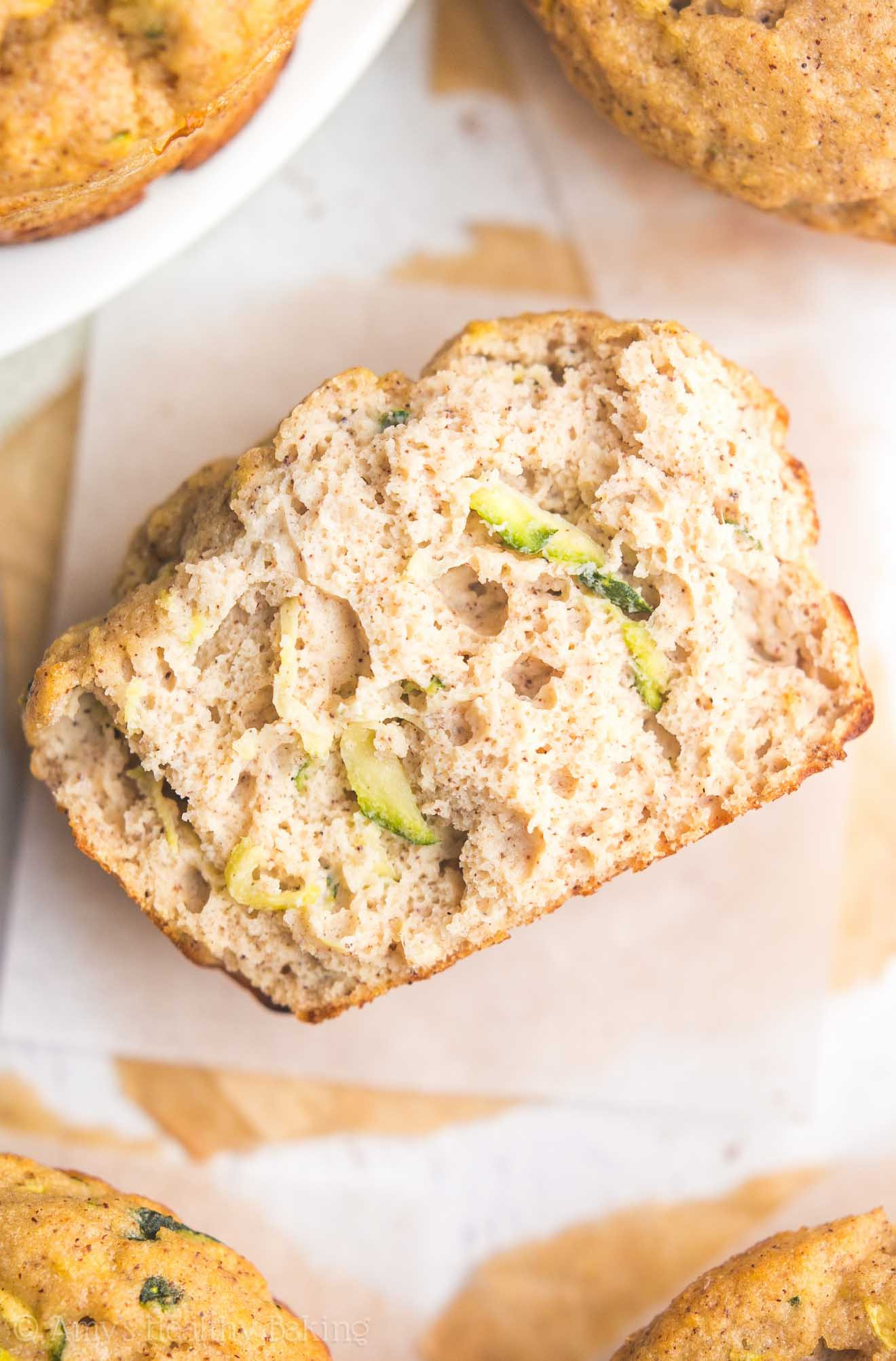 Easy Healthy Zucchini Bread
 Zucchini Bread Protein Muffins