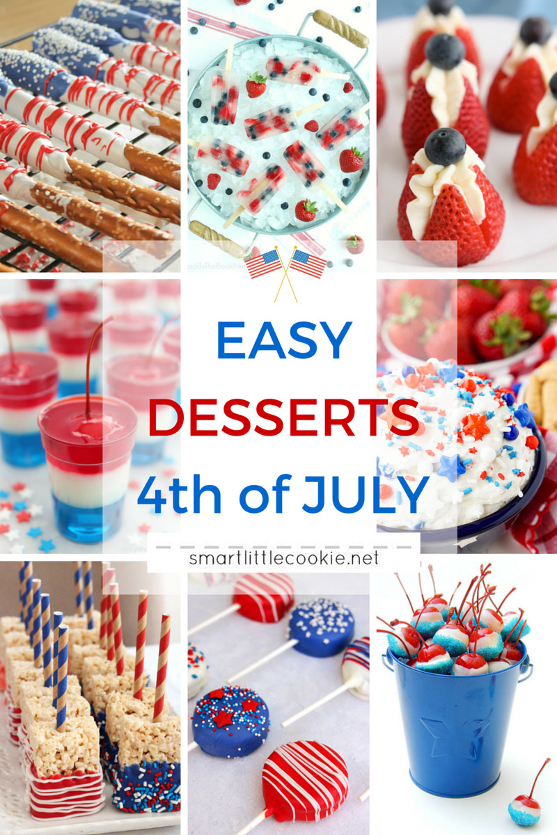 Easy July 4 Desserts
 Easy Desserts for 4th of July