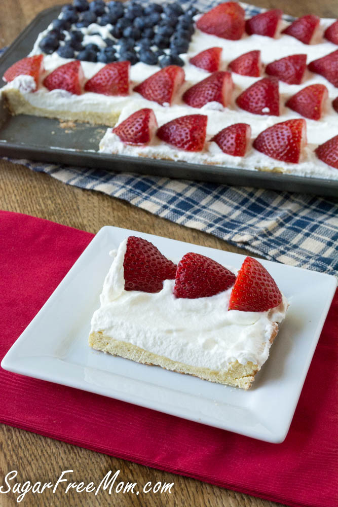 Easy July 4 Desserts
 Sugar Free 4th of July Cookie Dessert Pizza