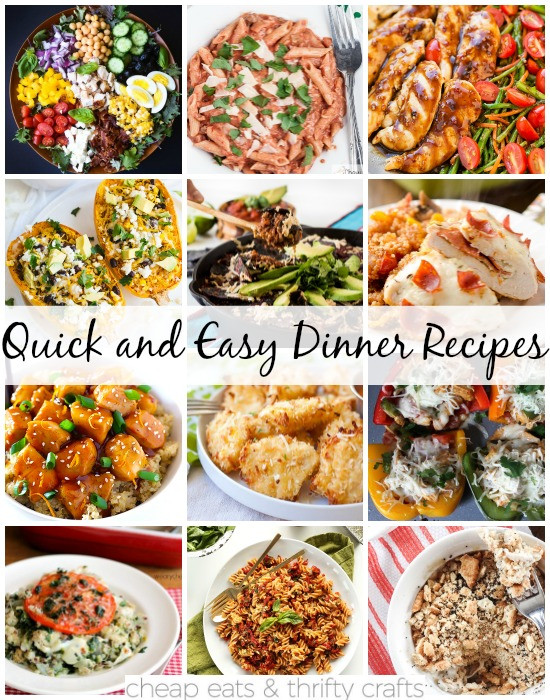Easy Quick Healthy Dinners
 Link Love Quick and Easy Dinner Recipes for a Rainy Day