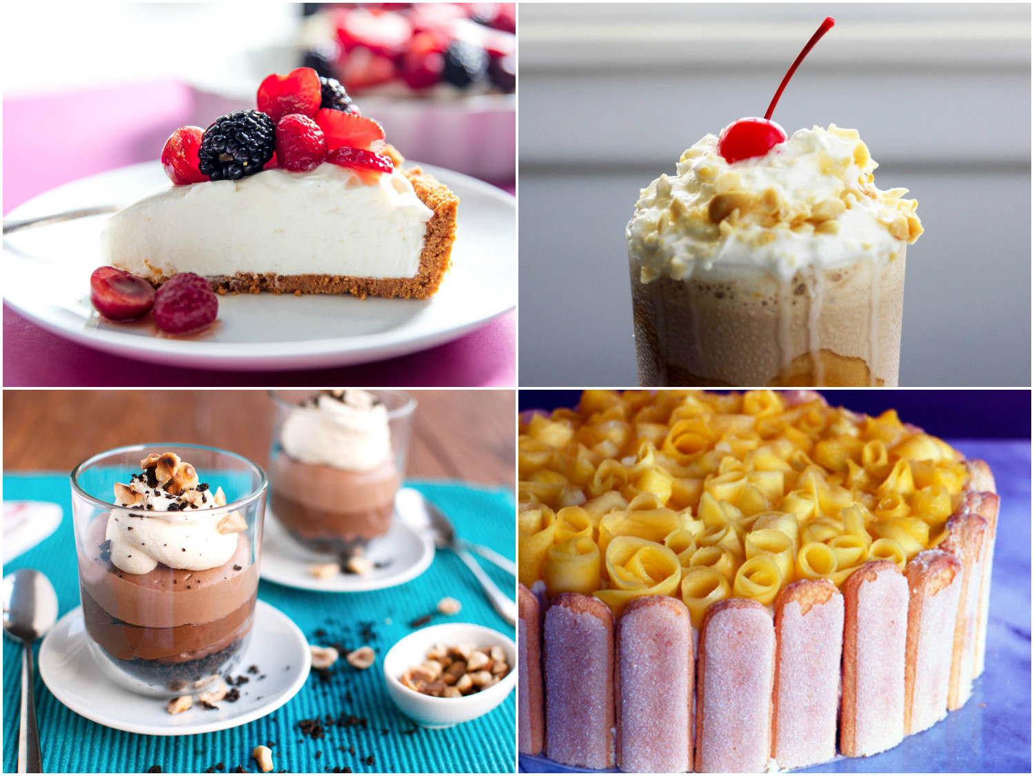 Easy Summer Desserts
 15 No Bake Dessert Recipes for a Cool Summer Kitchen